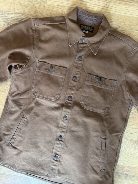 Iron Heart Other - IRON HEART Duck Canvas CPO ‘Untucked’ IHSH-189-BRN 17OZ - Medium
